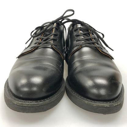 レッドウィング レザーシューズ プレーントゥ ポストマン オックスフォード 101 レザー サイズUS8D メンズ ブラック RED WING 約26.0cm【AFD7】
