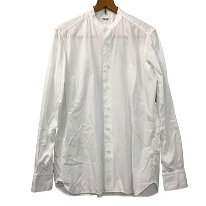 中古◆ミナミシャツ オーダー シャツ バンドカラー メンズ サイズ不明 ホワイト MINAMI SHIRTS BESPOKE 【AFB5】