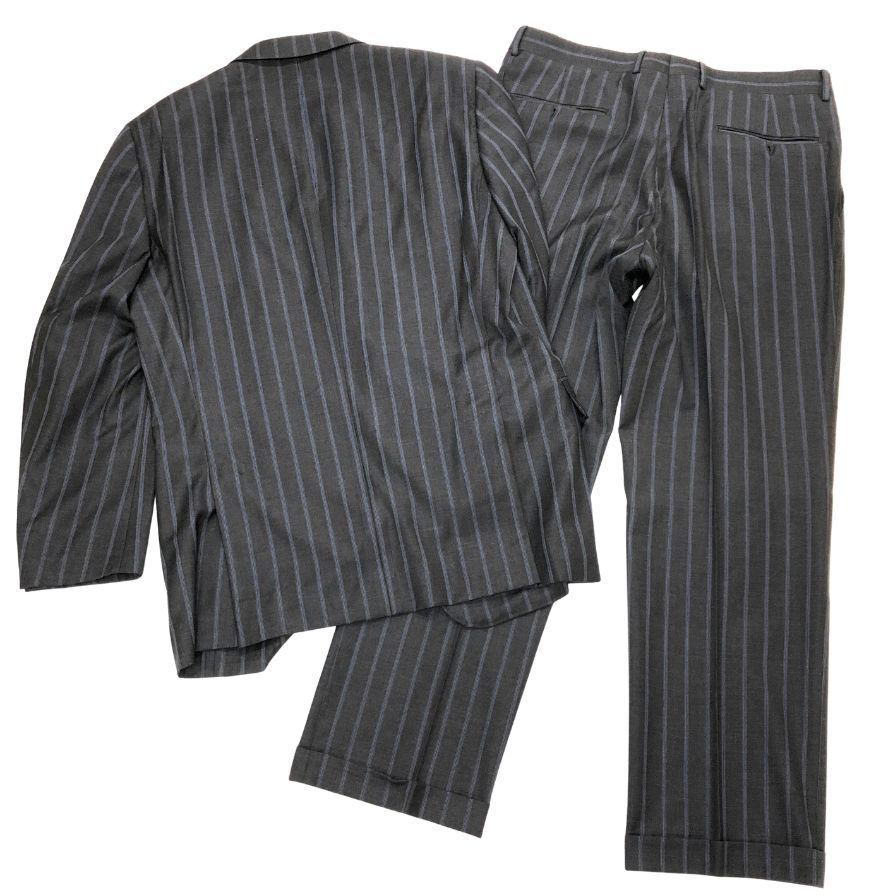 ジバンシー パリ セットアップ スーツ 3B Super150'S ウール100% メンズ サイズ50 グレー GIVENCHY PARIS【AFA3】