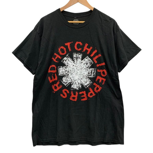 中古◆レッド ホット チリ ペッパーズ Tシャツ 2024 ブラック サイズL メンズ RED HOT CHILI PEPPERS 【AFB43】