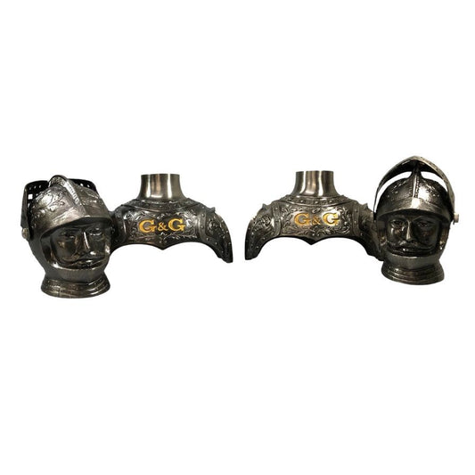 ニッカG&G ボトルディスプレイ 騎士 シルバー 【2個セット】 NIKKA G&G【AFI20】【中古】