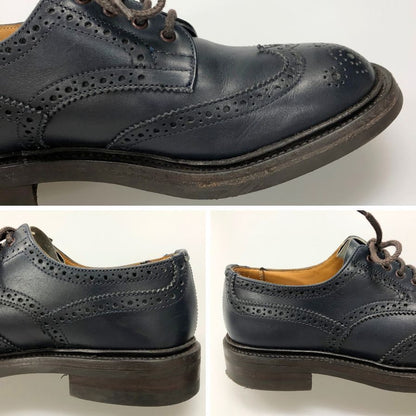 トリッカーズ ウイングチップ L5633 メンズ ネイビー サイズUK6  Tricker's ビジネスシューズ 約24.5cm【LA】【中古】