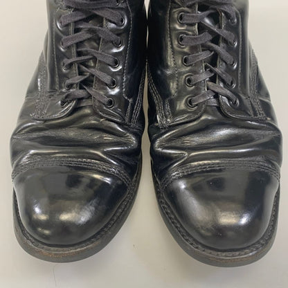 サンダース ミリタリーダービーブーツ 1595B ブラック メンズ サイズUK7 Sanders 約25.5cm【AFC44-2】