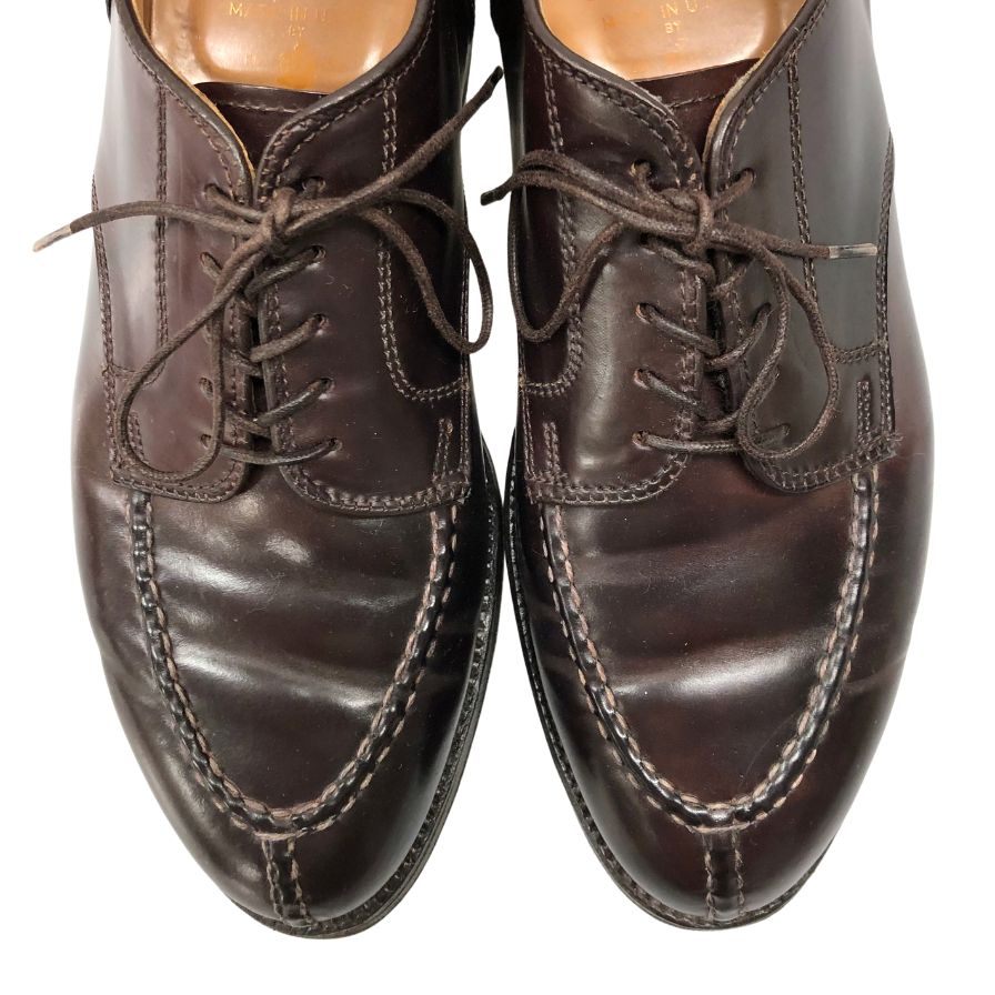 オールデン レザーシューズ 2240 コードバン Vチップ ブラウン サイズ6E メンズ ALDEN ビジネスシューズ 約24.0cm【LA】【中古】