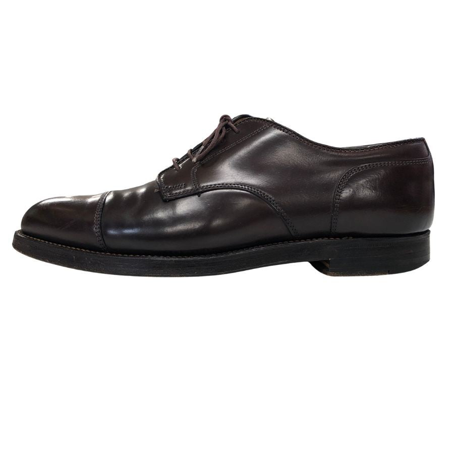 オールデン 2160 バーニーズニューヨーク別注 外羽根ストレートチップ アバディーンラスト コードバン ダークバーガンディ サイズUS8D ALDEN ビジネスシューズ 約26.0cm【LA】【中古】