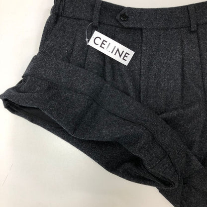 セリーヌ 23ssタックショートパンツ ブラック レディース サイズ46 CELINE 【AFB25】