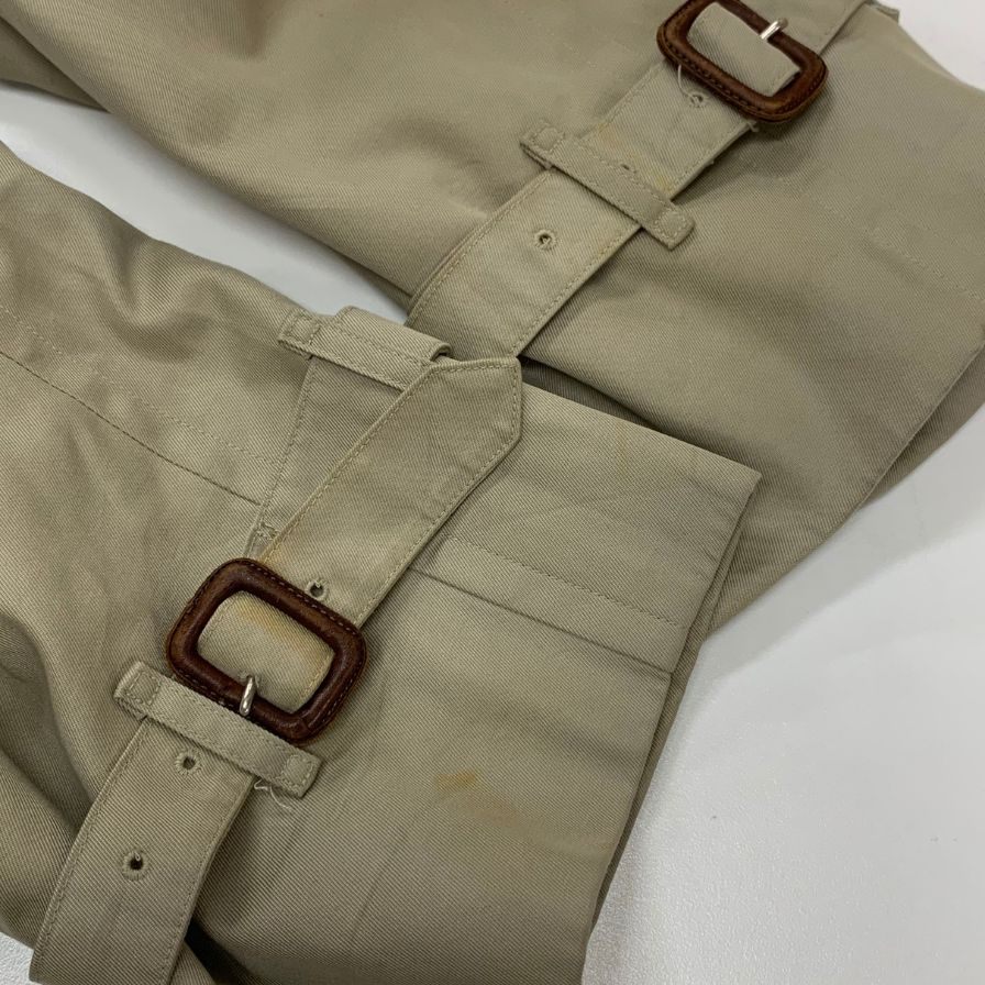 中古◆バーバリー バルカラーコート 旧タグ ヴィンテージ ベージュ メンズ サイズM Burberry 【AFA18】
