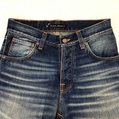 ヌーディージーンズ デニムパンツ ストレート W28 L32 メンズ ブルー系 Nudie Jeans 【AFB29】