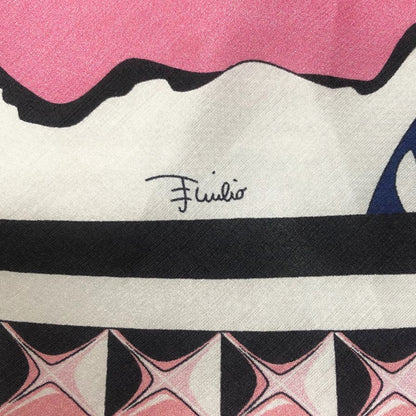 エミリオプッチ スカーフ ピンク系 総柄 EMILIO PUCCI【AFI12】