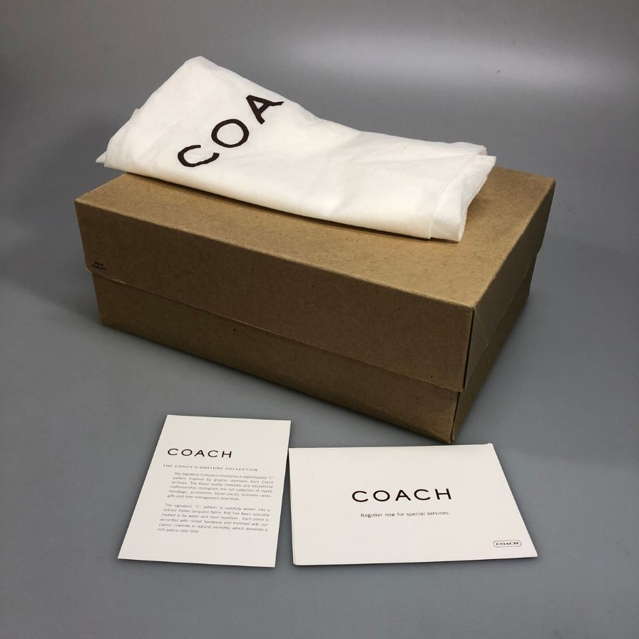 コーチ ワンショルダーバッグ シグネチャー キャンバス×レザー ベージュ レディース 6091 COACH【AFI28】
