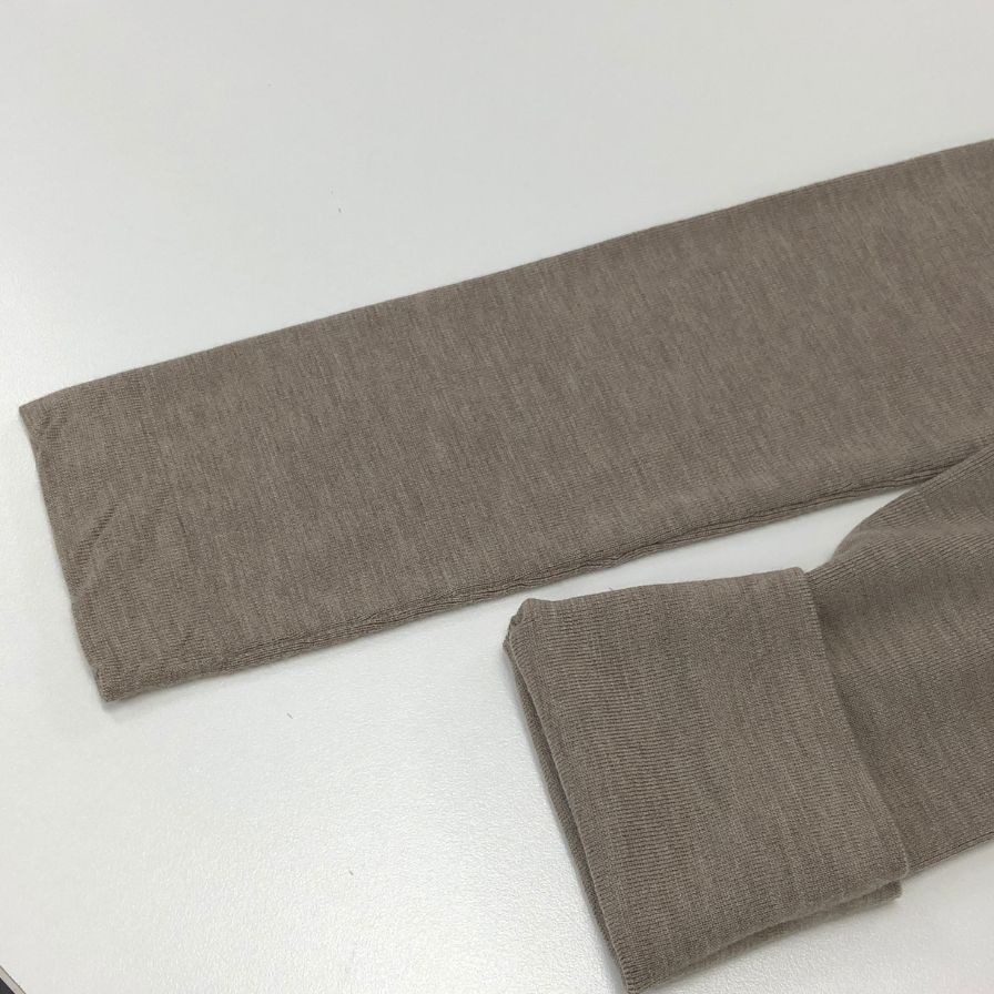 極美品◆フォクシー ニット トップス 袖刺繍 ウール100% 27324 レディース サイス38 ブラウン FOXEY 【AFB37】