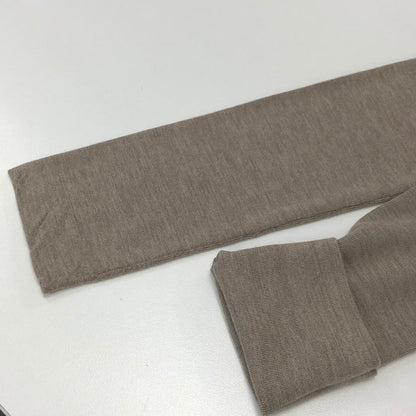 極美品◆フォクシー ニット トップス 袖刺繍 ウール100% 27324 レディース サイス38 ブラウン FOXEY 【AFB37】