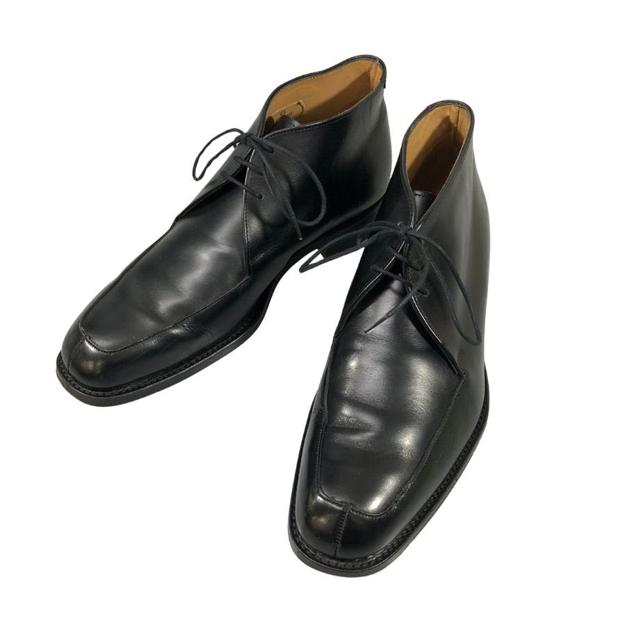 ポールスミス レザーシューズ Uチップ レースアップブーツ イングランド製 メンズ サイズ UK6.5 ブラック PaulSmith 約25.5cm【AFC53】