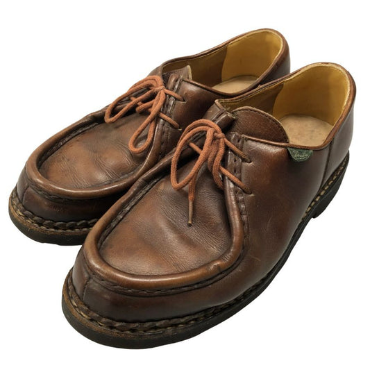 パラブーツ レザーシューズ ミカエル チロリアン リスレザー サイズ40 メンズ マロン PARABOOT MICHAEL2 約24.5cm【AFC17】