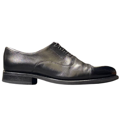 パラブーツ レザーシューズ ストレートチップ クレマンソー メンズ サイズUK8 ブラック PARABOOT CLEMENCEAU ビジネスシューズ 約27.0cm【LA】【中古】