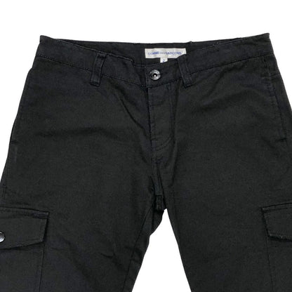 コムデギャルソン オム カーゴパンツ ブラック メンズ サイズ2 COMME des GARCONS HOMME 【AFB12】