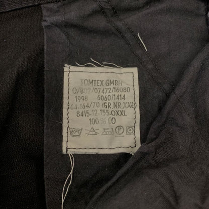 トムテックス ドイツ軍 ミリタリー カーゴパンツ 1998年製 メンズ ブラック サイズM程度 TOMTEX 【AFB11】