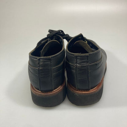 ラッセルモカシン デッキシューズ フィッシングオックスフォード カーフ メンズ ブラック サイズ7E  RUSSELL MOCCASIN 約25.0cm【AFC15】
