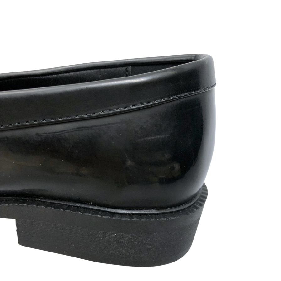 グラベラ ビットローファー ブラック S(約25cm-25.5cm) メンズ 革靴 glabella GOLD BIT LOAFER 約25.0cm【AFC40】
