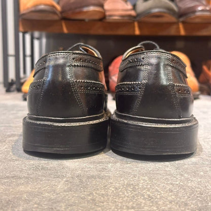 アレンエドモンズ フルブローグ カーフ ブラック サイズ6.5E メンズ Allen Edmonds ビジネスシューズ 約24.5cm【LA】【中古】