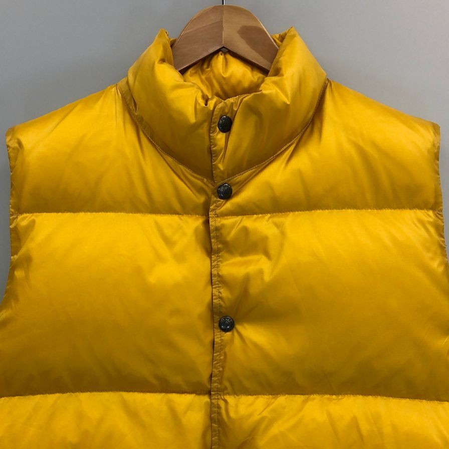 極美品◆シエラデザインズ ビームスプラス別注 ダウンベスト イエロー メンズ サイズL sierra designs×BEAMS＋ 【AFA9】