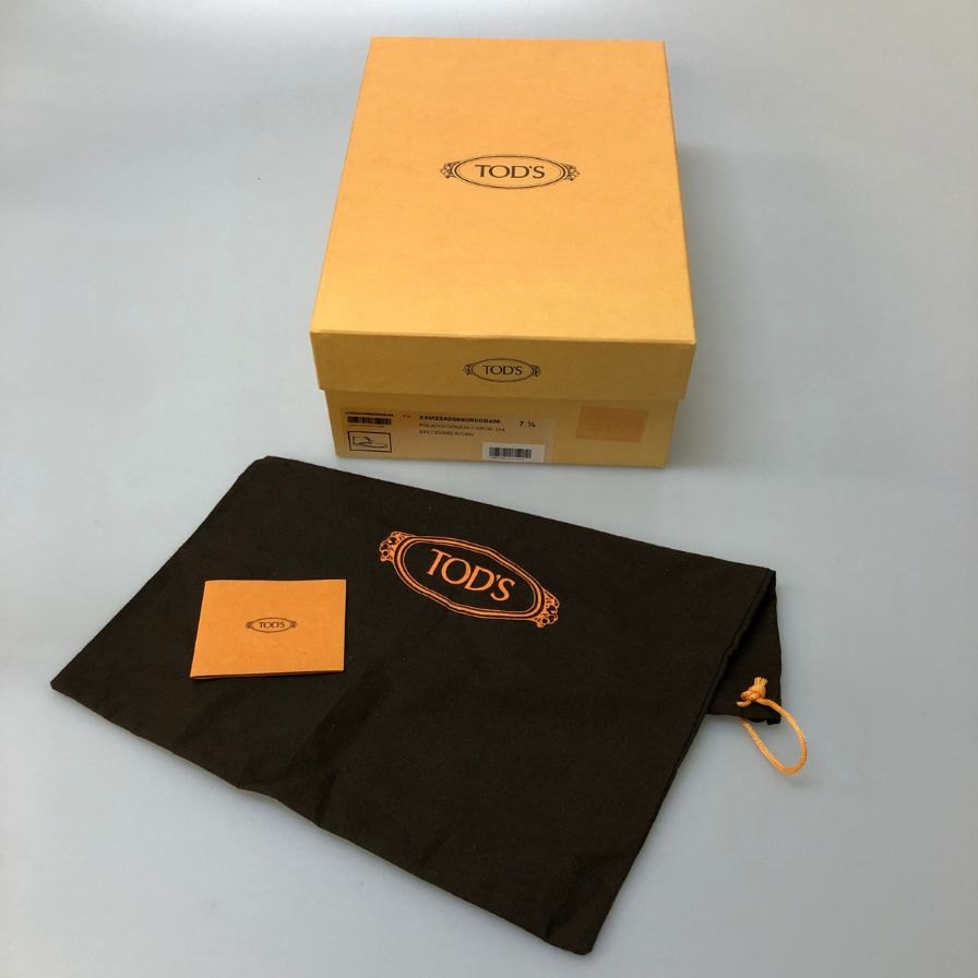 トッズ チャッカブーツ スエード グレー サイズ7.5 Tod's 約26.5cm【AFD6】