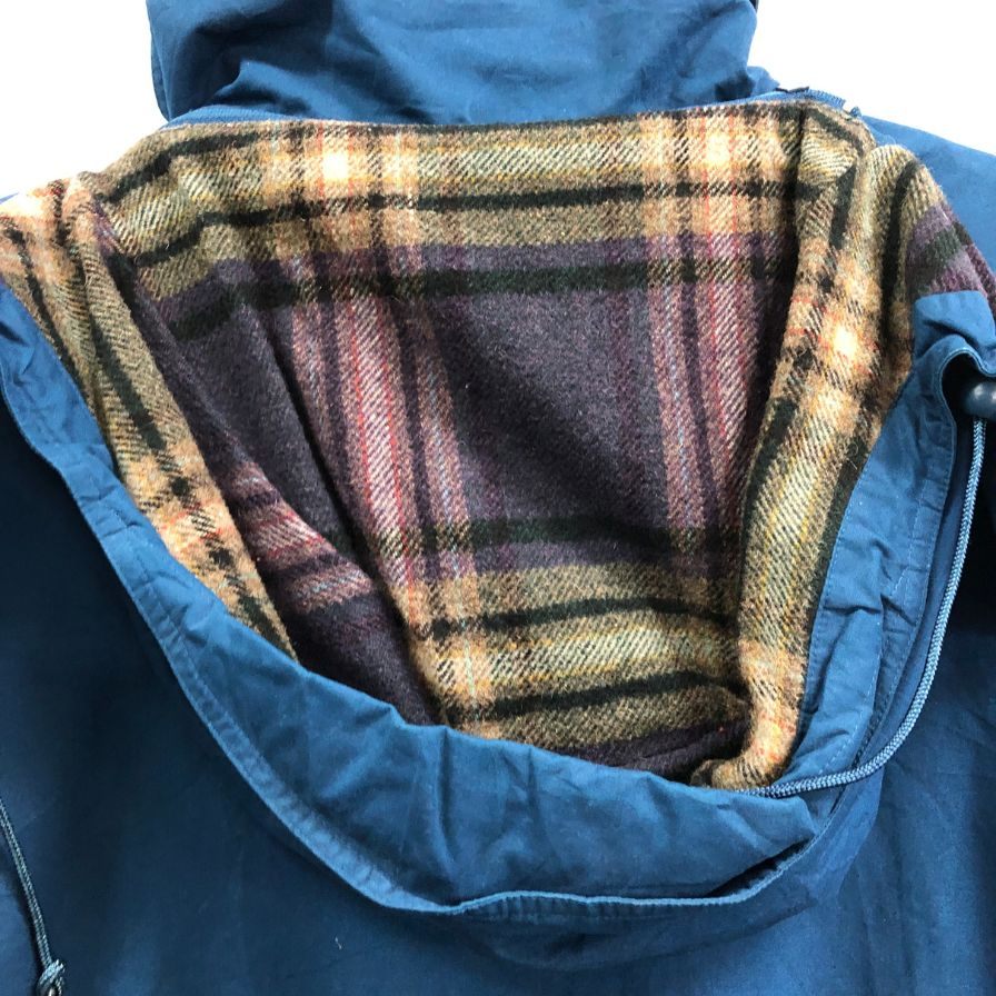 中古◆エディーバウアー マウンテンパーカー 80年代 黒タグ メンズ ブルー サイズL Eddie Bauer 【AFA21】