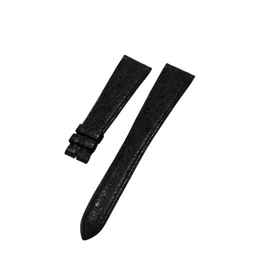 カミーユフォルネ 腕時計用レザーベルト オーストリッチ 20mm14mm グレー系 尾錠バネ棒無し Camille Fourne【AFI10】