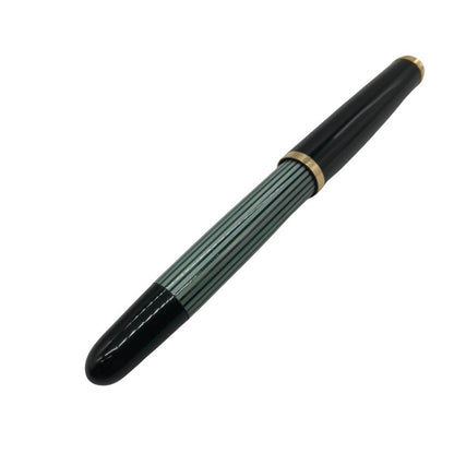 状况良好 ◆ 百利金钢笔 Souveran 笔尖 74C-585 黑色 x 绿色 PELIKAN SOUVERAN [AFI3] 