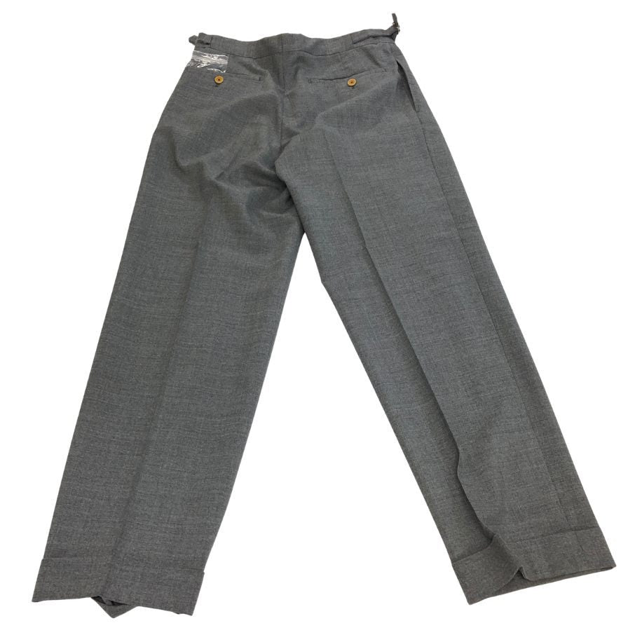 ベルナールザンス ×ビームス ウール混合 スラックス パンツ メンズサイズ US28  グレー BERNARD ZINS × BEAMS 【AFB30】
