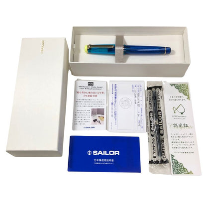 セーラー 万年筆 ペン先21K-875 カクテルシリーズ プロフェッショナルギア クレ アジュール ブルー系 SAILOR【AFI11】