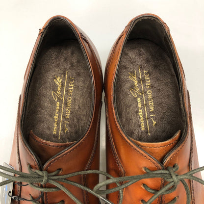 マドラスウォーク ミズノセレクト レザーシューズ ストレートチップ ブラウン系 サイズ24cm madras Walk MIZUNO SELECT 約24.0cm【AFC41-2】