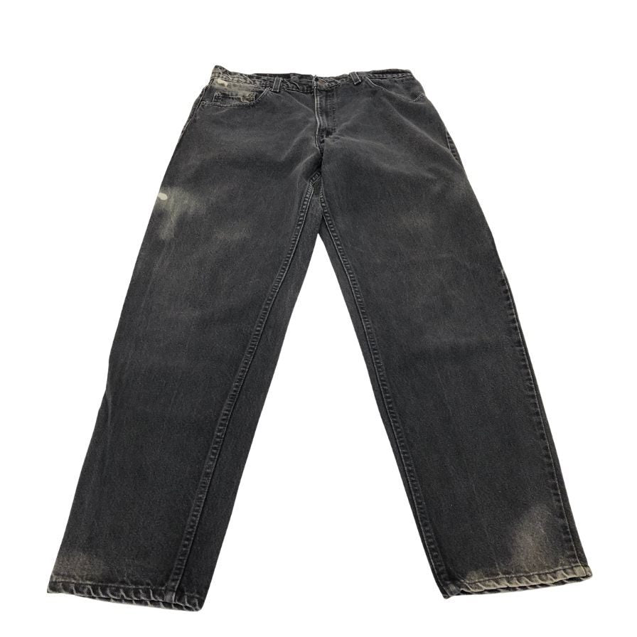リーバイス デニム 550 90S ボタン裏532 USA製 ブラック メンズ W36 L34 LEVI’S 【AFB44】