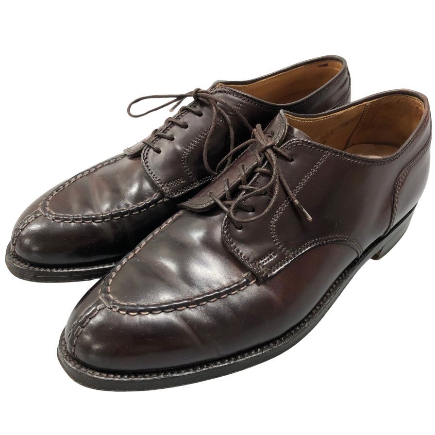 オールデン レザーシューズ 2240 コードバン Vチップ ブラウン サイズ6E メンズ ALDEN ビジネスシューズ 約24.0cm【LA】【中古】