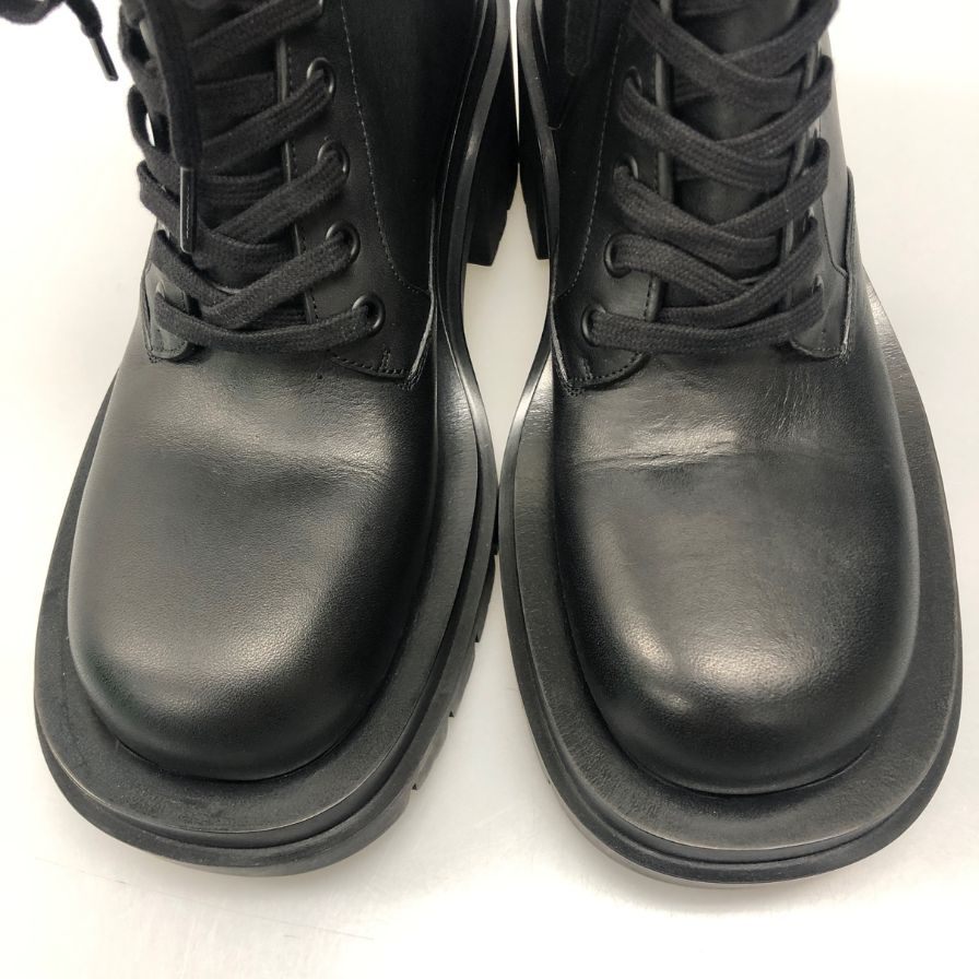 ボッテガヴェネタ ブーツ LUG ANKLE ブラック サイズ36 レディース BOTTEGA VENETA 約22.5cm【AFD8】