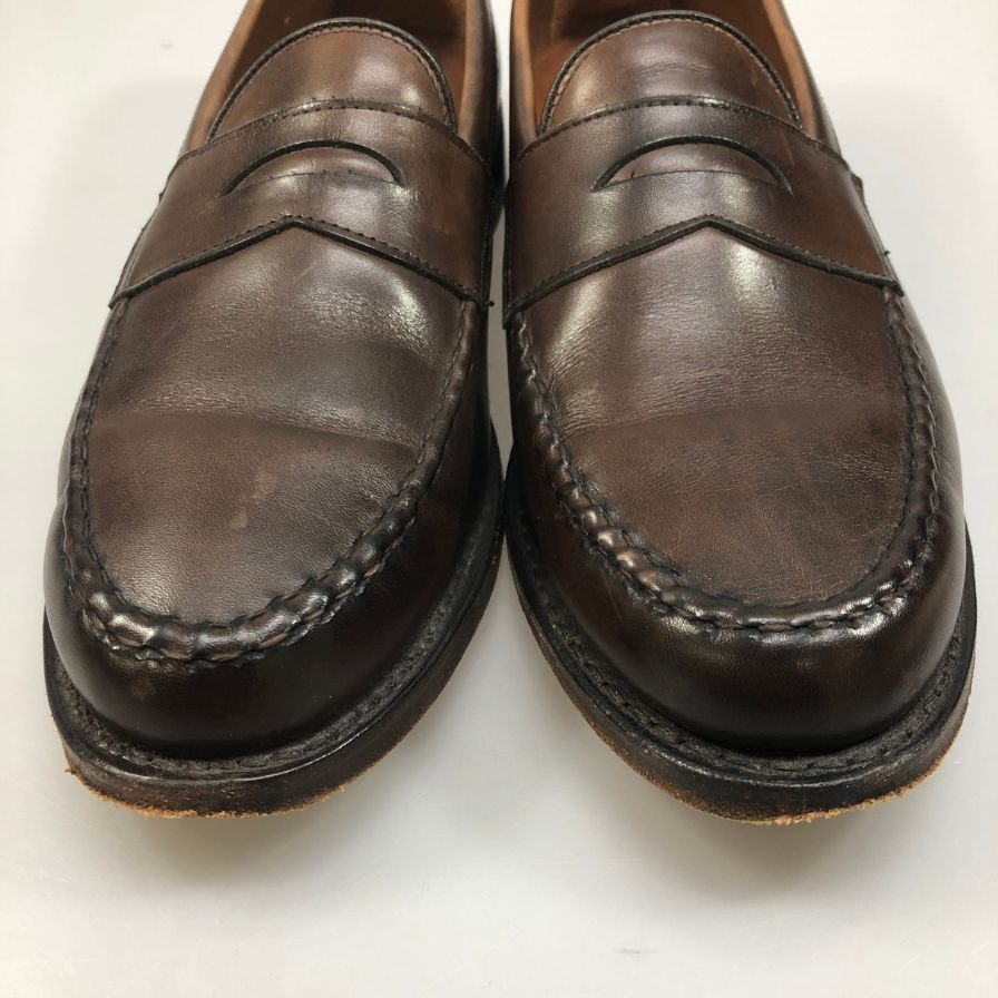 アレンエドモンズ ペニーローファー メンズ ブラウン サイズUS8D Allen Edmonds ローファー 約26.0cm【LA】【中古】