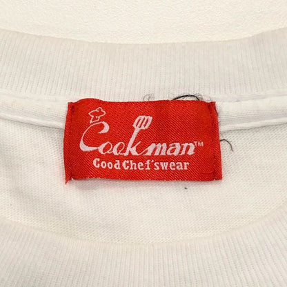 中古■クックマン フロントプリントTシャツ ホワイト メンズ XL COOKMAN 【AFB8】