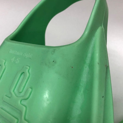ソルテック フィン ハイドロテック2フィン ソフトタイプ グリーン系 ユニセックス サイズ4-5 soltec swim Hydro【AFI19-2】【中古】