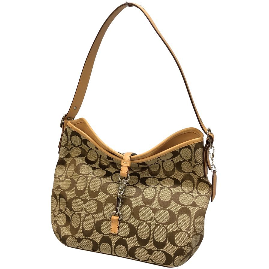 コーチ ハンドバッグ シグネチャー  キャンバス A04M6845 レディース ブラウン COACH【AFE3】