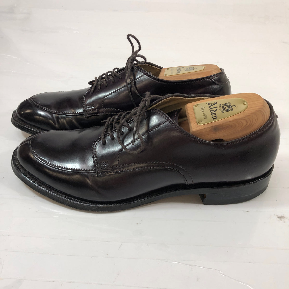 オールデン 54321 Vチップ コードバン ダークバーガンディ サイズUS7D ALDEN ビジネスシューズ 約25.0cm【LA】【中古】