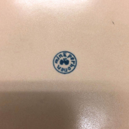 ミナペルホネン プレート こどものうつわ 陶器 ピンク系 キッズ mina perhonen【AFI28】【中古】