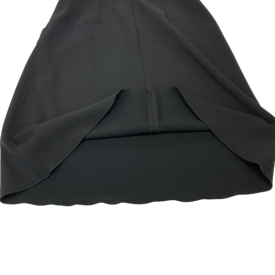 美品◆フォクシーニューヨーク ワンピース ベロア 切替 ハイネック ロング 18910 ブラック レディース サイズ42 FOXEY NEWYORK 【AFB28】