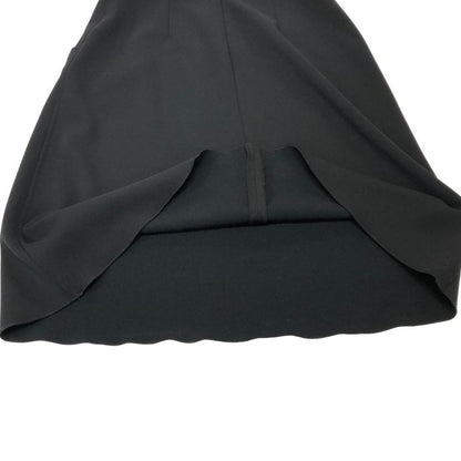 美品◆フォクシーニューヨーク ワンピース ベロア 切替 ハイネック ロング 18910 ブラック レディース サイズ42 FOXEY NEWYORK 【AFB28】