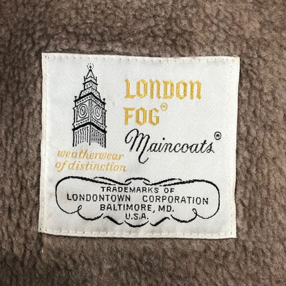 美品◆ロンドンフォグ 70S バルカラーコート ベージュ メンズ サイズ38 LONDON FOG 【AFA8】
