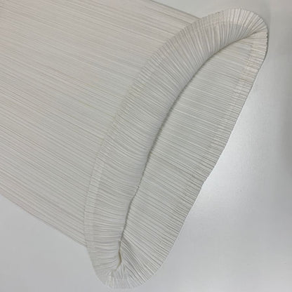 美品◆プリーツプリーズ ワンピース PP61JH126 イッセイミヤケ ポリエステル ホワイト サイズ4 レディース PLEATS PLEASE 【AFB21】