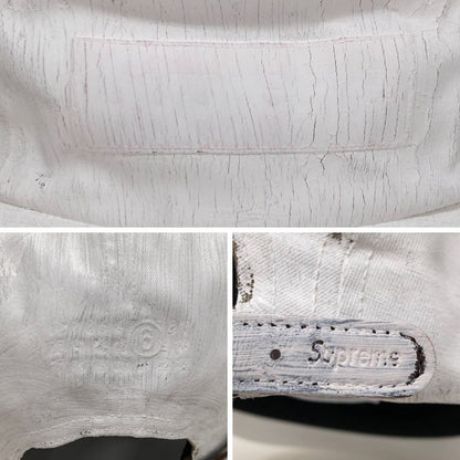 シュプリーム エムエムシックス メゾンマルジェラ キャップ 24SS ペインテッド キャンプ 帽子 ホワイト Supreme×MM6 Painted Camp Cap【AFI20】