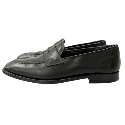 ジョンロブ レザーシューズ ローファー アシュレイ 4596ラスト ブラック メンズ サイズUK7E JOHNLOBB ASHLEY ローファー 約25.5cm【LA】【中古】