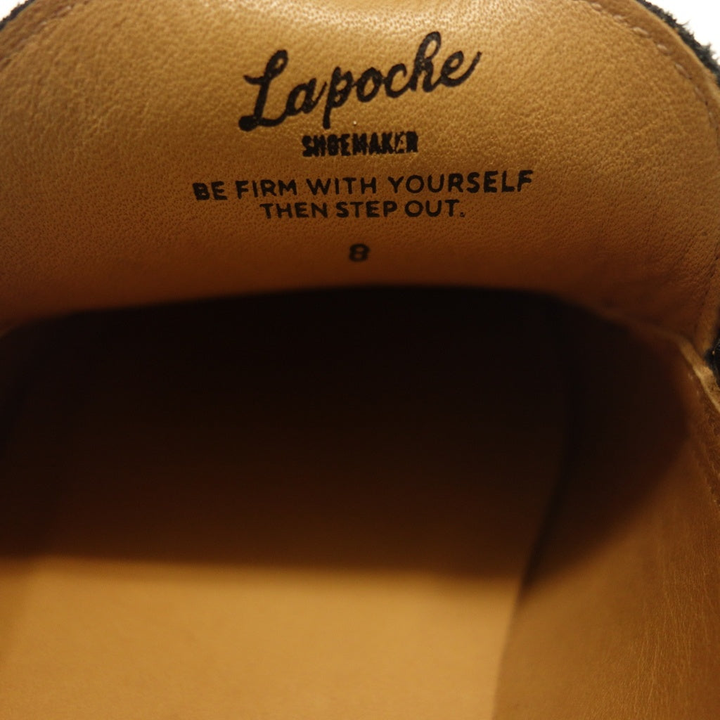 状况非常好 ◆ Lapoche 皮鞋便士乐福鞋 KATE Dutch Taloe 男士黑色尺码 US8 LAPOCHE [AFD2] 