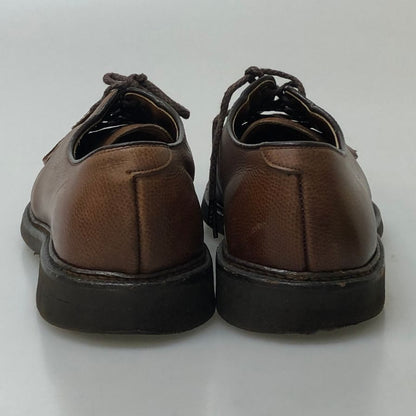 オールデン グレインレザー アルパインカーフ 946 外羽根 プレーントゥ メンズ サイズ8.5 ブラウン Alden 約26.5cm【PTM3】