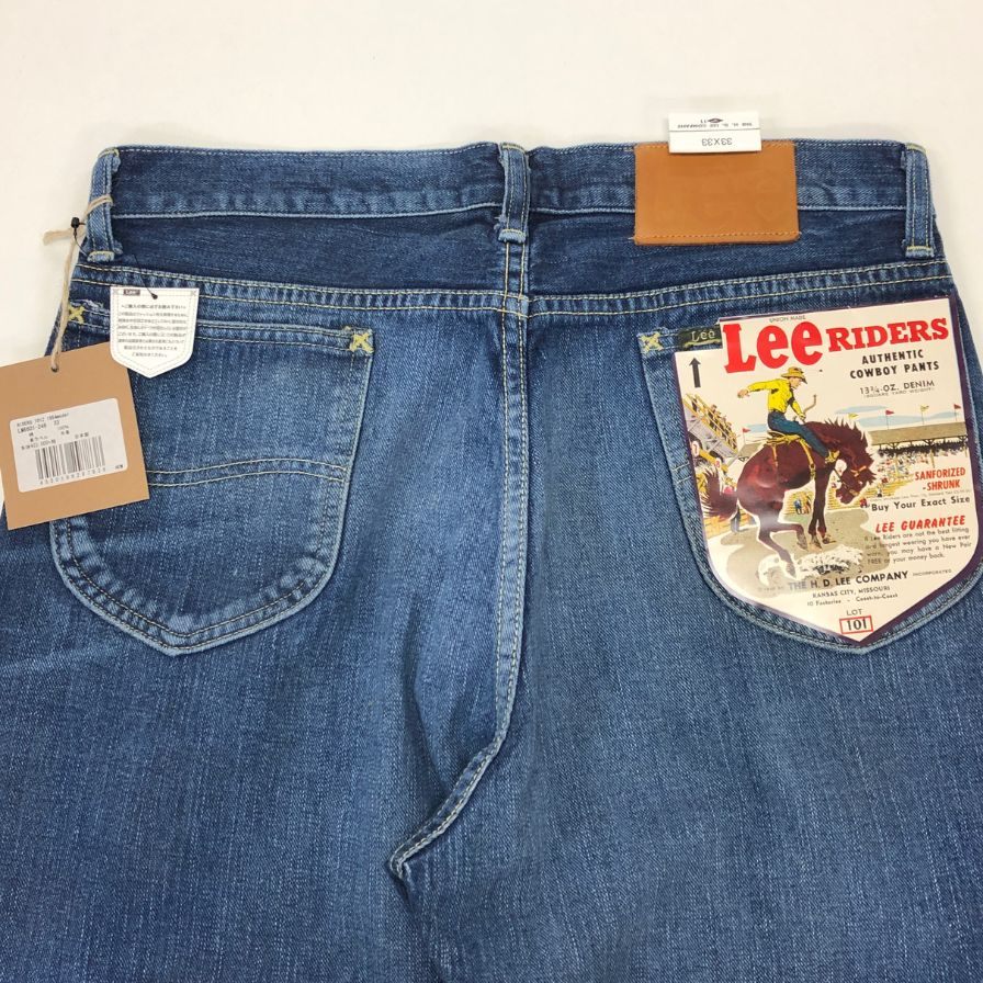 リー アーカブス ジーンズ デニム パンツ 101Z LM6601-246 メンズ  サイズ33×33 ブルー Lee ARCHIVES RIDERS 【AFB47】